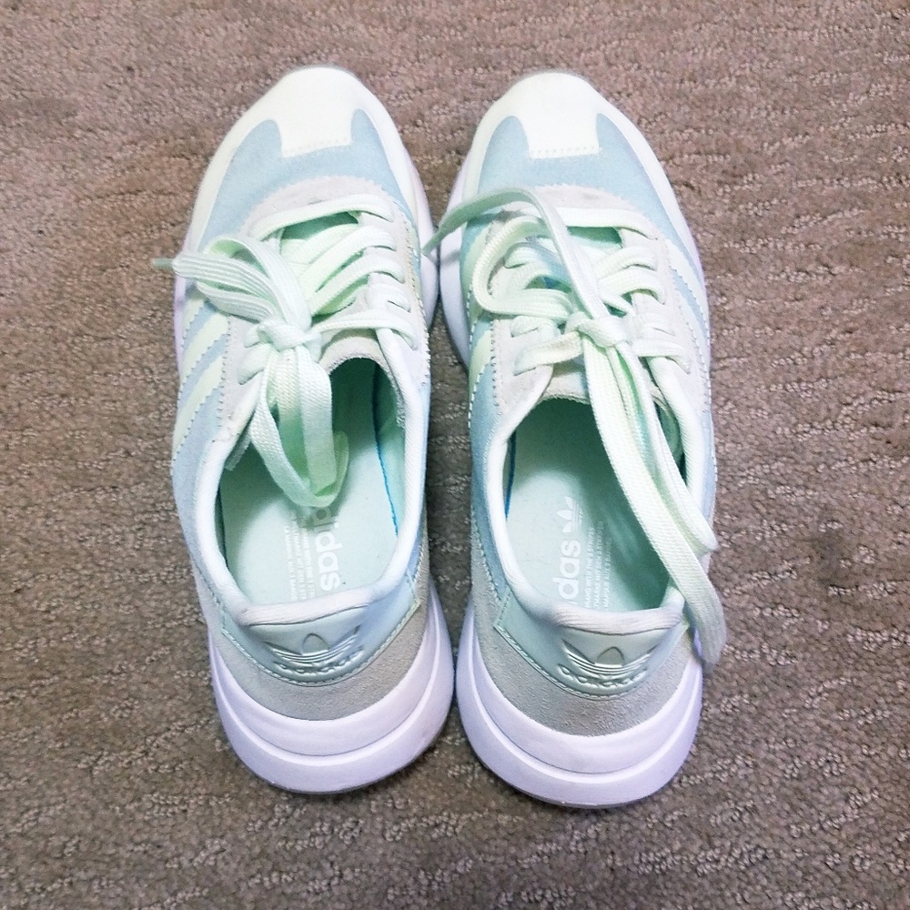 Adidas Flashback Mint Green Shoes - Picture 3 of 6